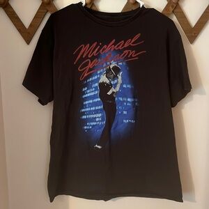 Michael Jackson vintage faded black t-shirt